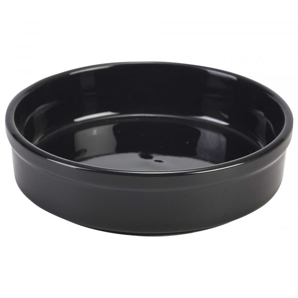 Round Dish Black